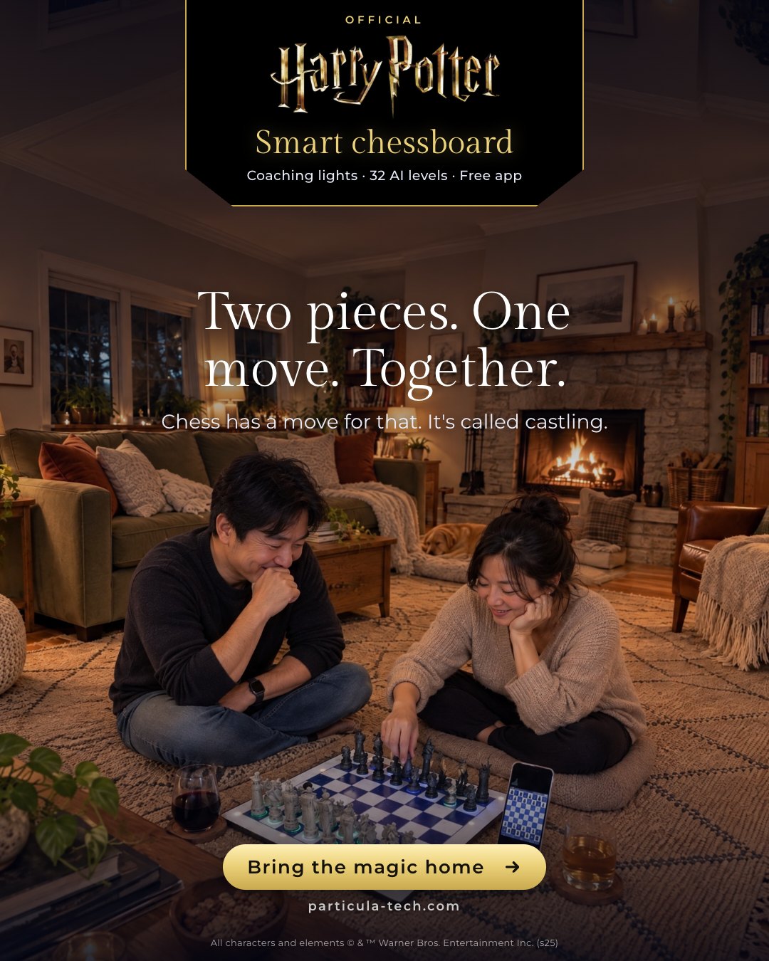 Two pieces, one move, together