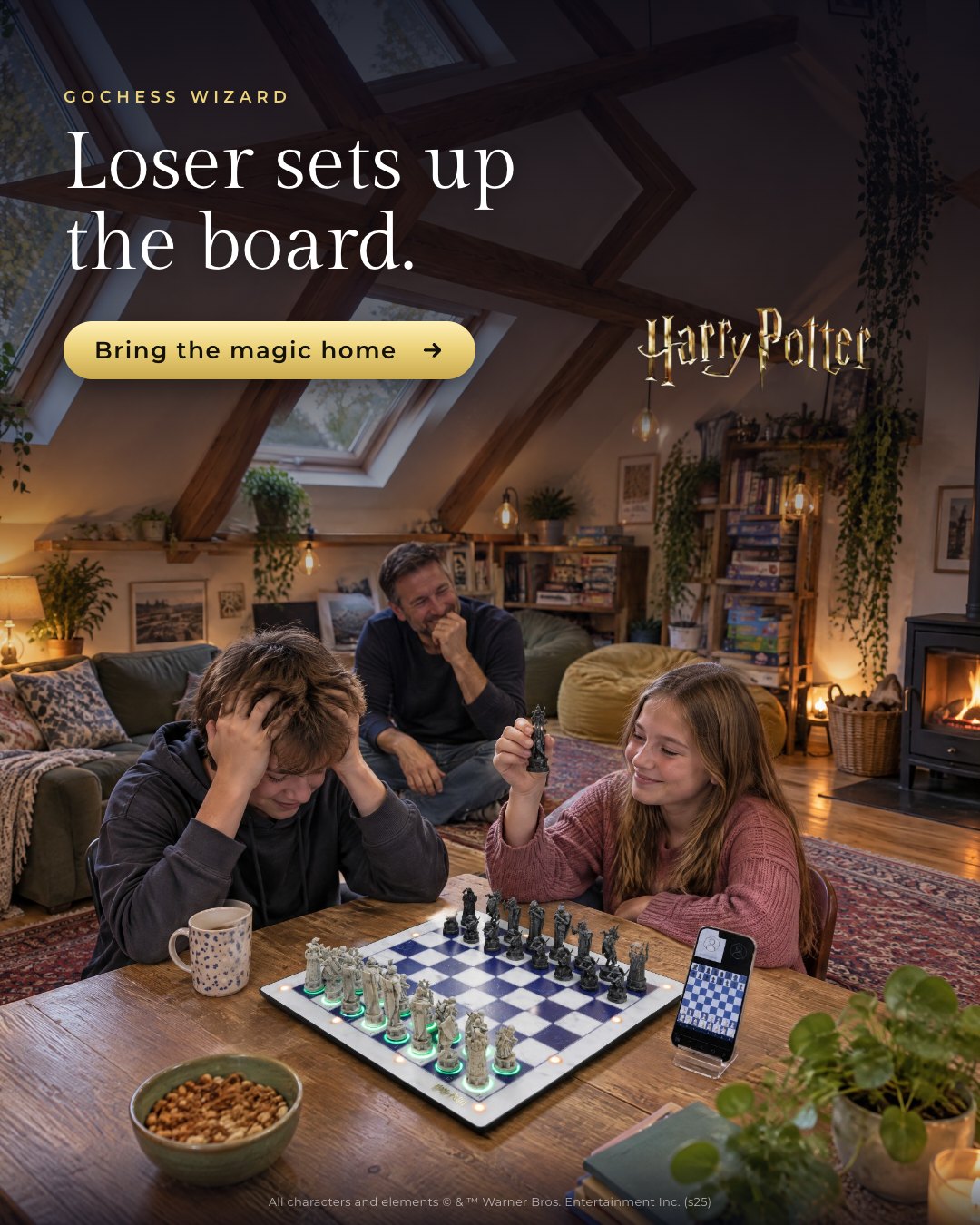 Loser sets up the board