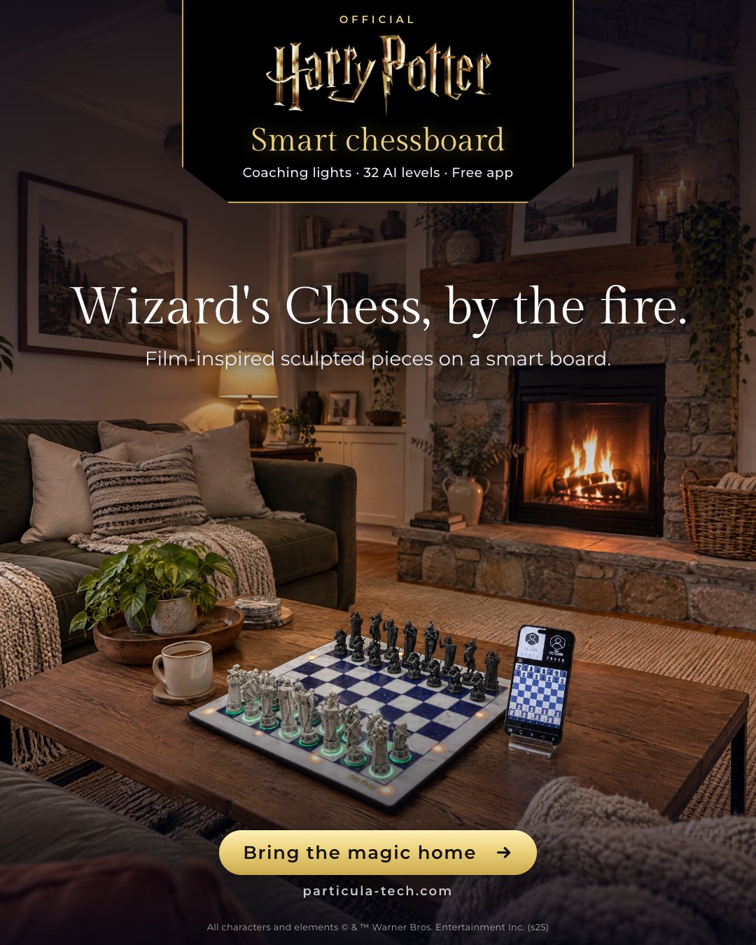 Wizard's Chess, by the fire