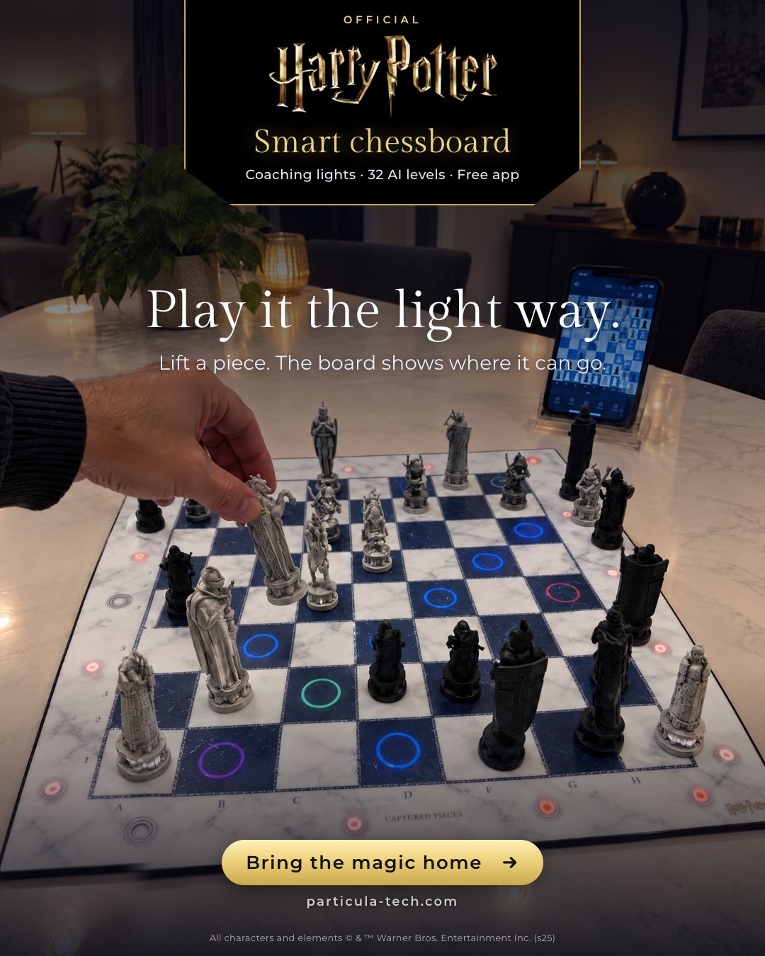 Lift a piece, see every move