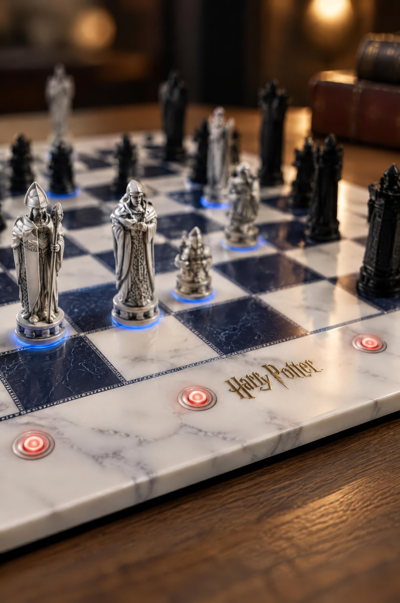 GoChess Wizard, Border LEDs + logo