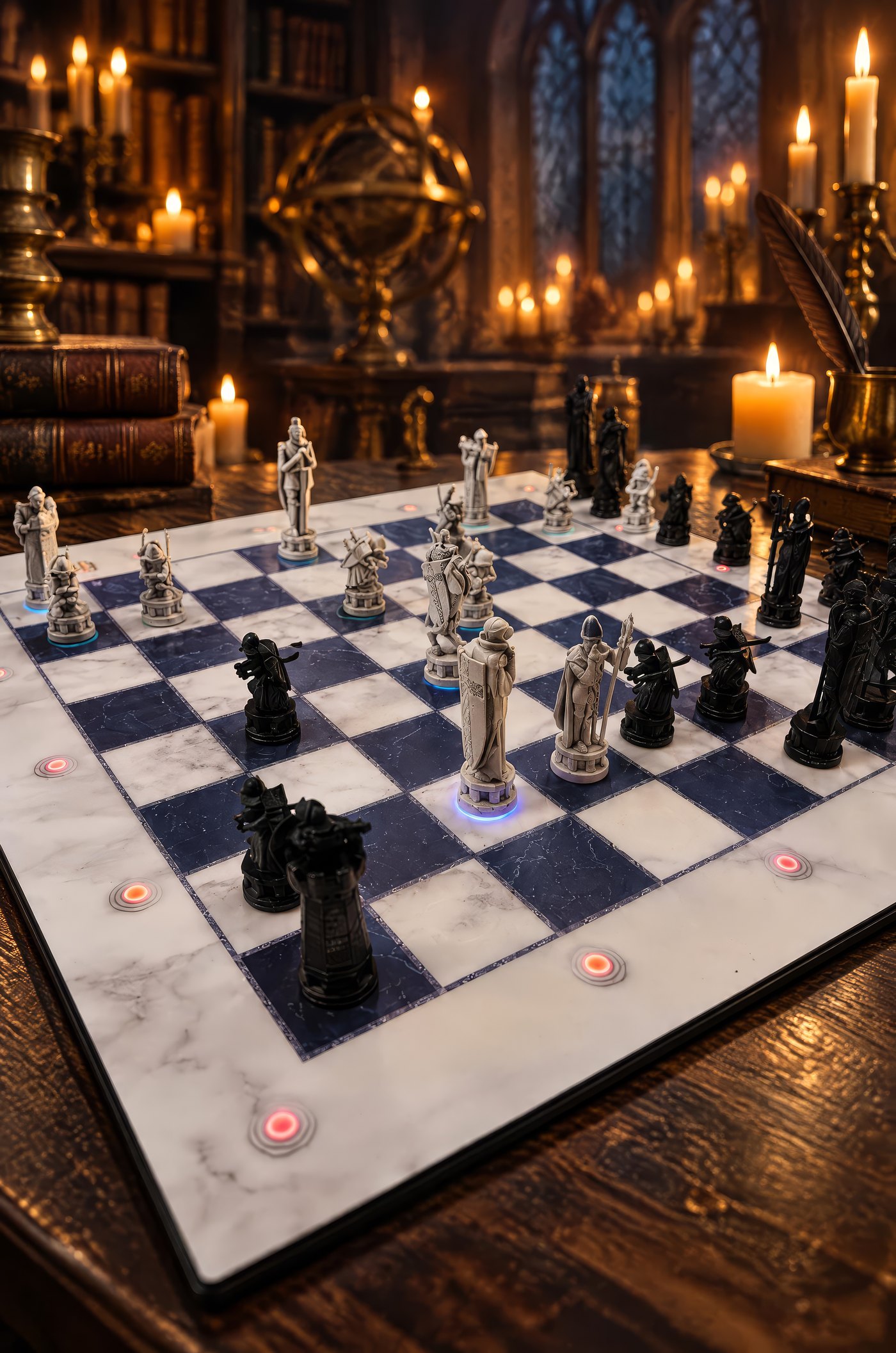 GoChess Wizard, Candlelit library