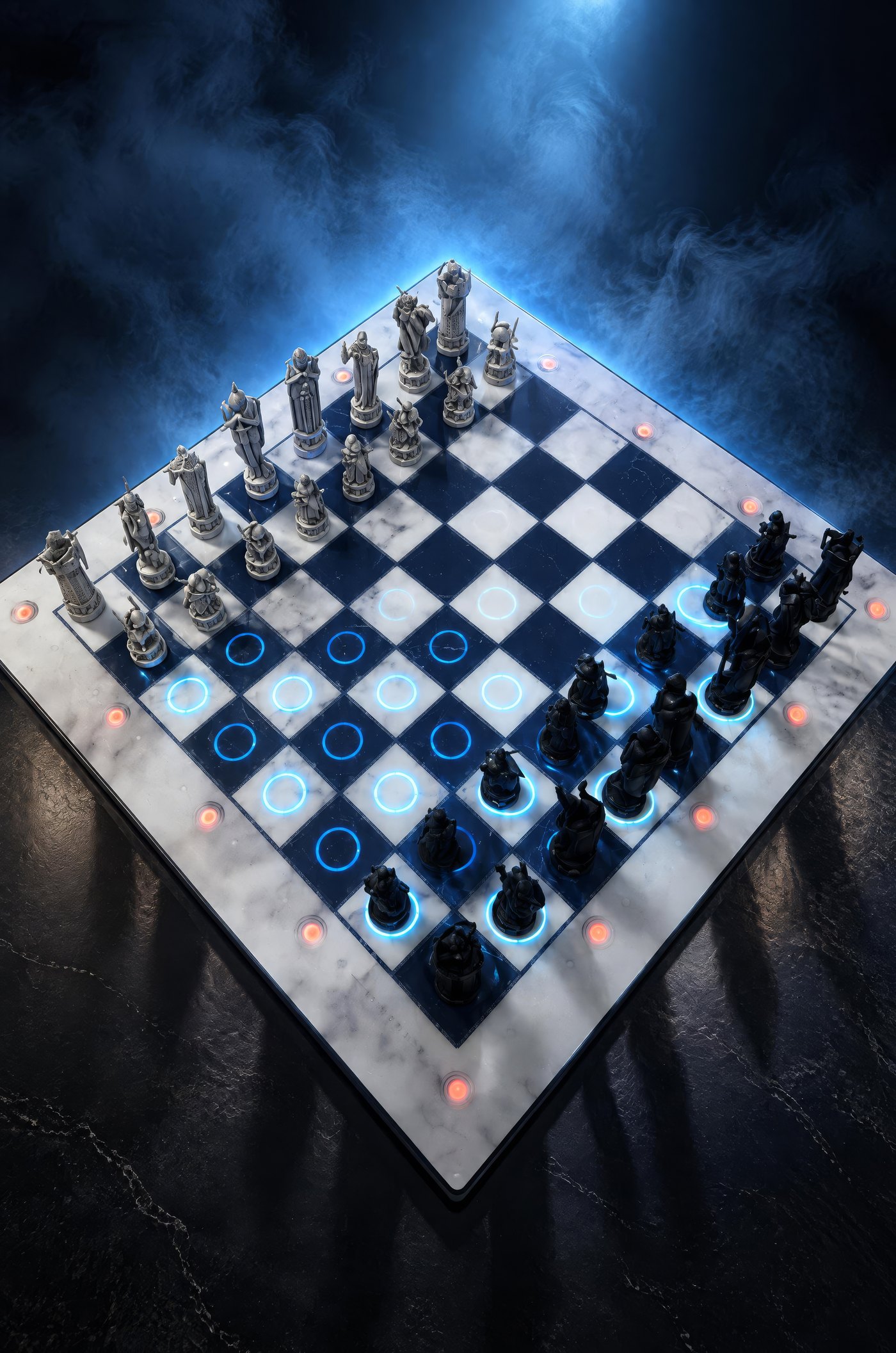 GoChess Wizard, Mystic glow from above