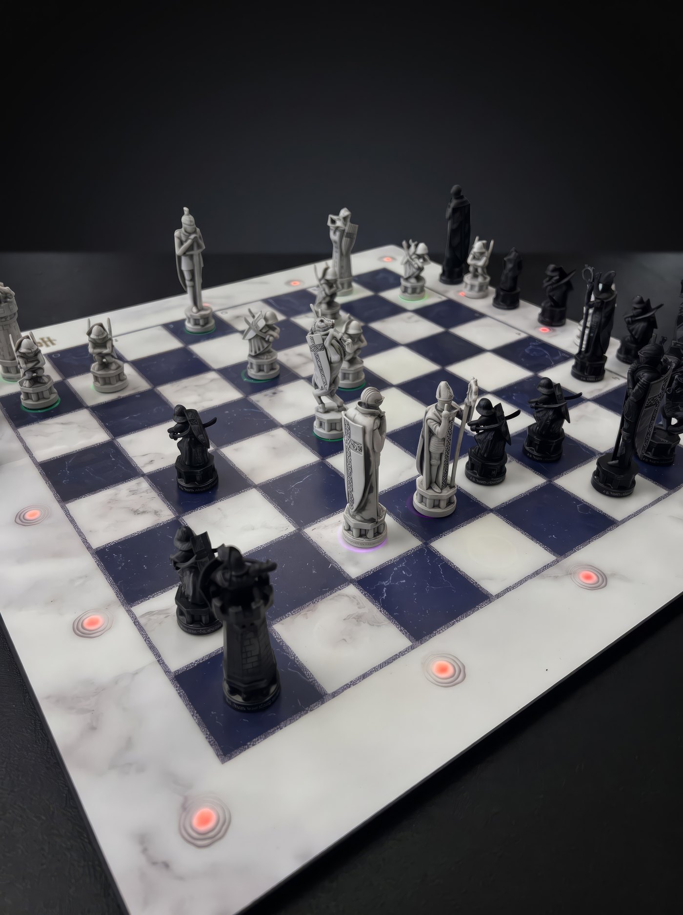 GoChess Wizard, Dark studio, low angle